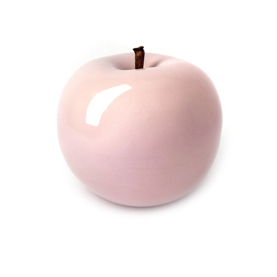 Apple Medium Plus pink glazed indoor