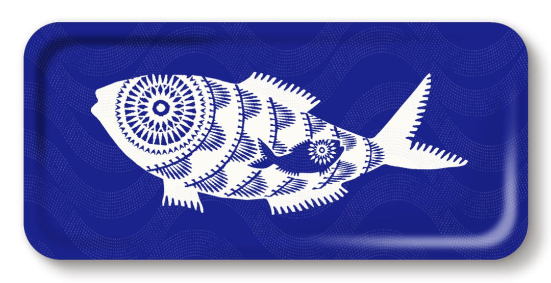 Asta Barrington Shoal of Fish/blue