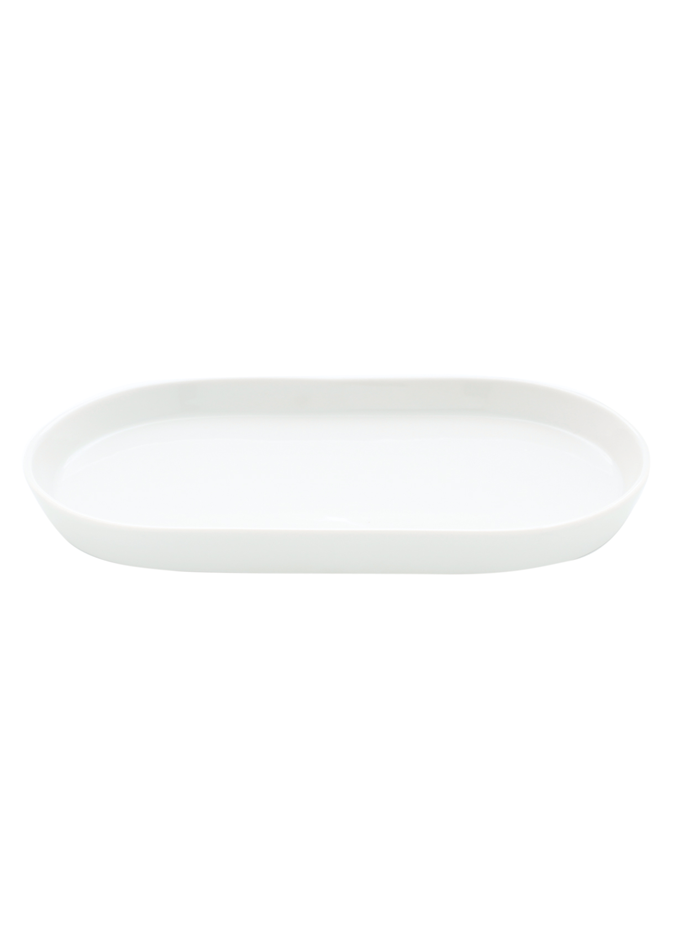 Casual flat oval tray