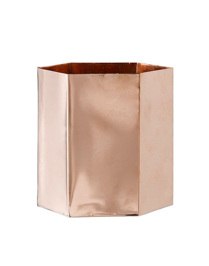 Flowerpot, Copper, Metal