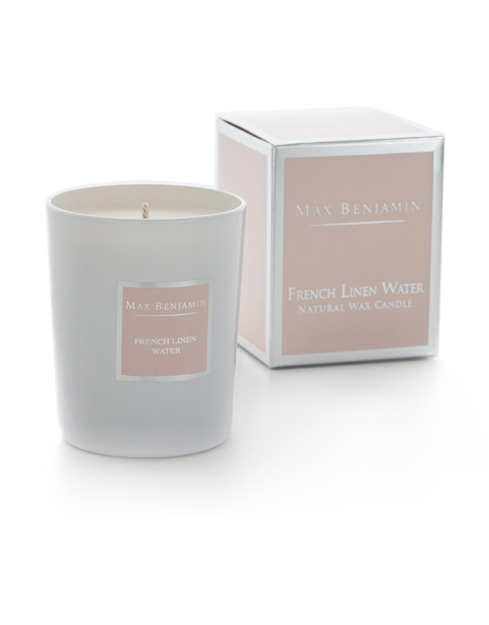 French Linen Water Scented Candle