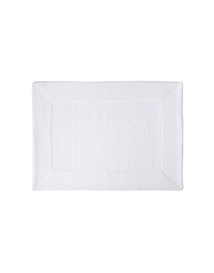 White Bathroom mat
