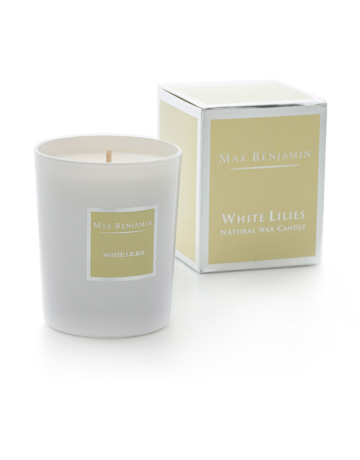 White Lilies Scented Candle